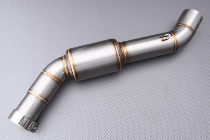 Tube intermédiaire 51mm pour échappement CFMOTO 650GT 2019-2024 en inox