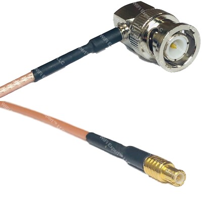 RG316 BNC MALE ANGLE to MCX MALE RF Cable Rapid-SHIP LOT