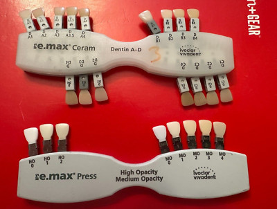 Ivoclar Vivadent IPS e.max Press HighOpac Med Opac & IPS e.max Ceram Dentin A-D