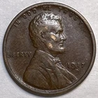 1917-D Lincoln Wheat Cent Extremely Fine XF Coin #13383