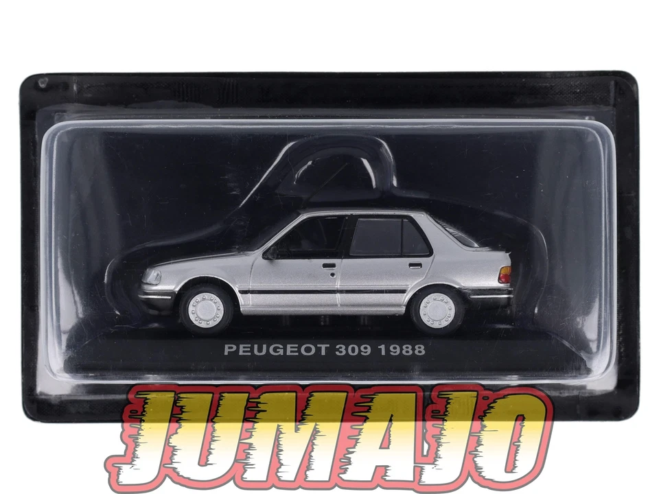 BJ2 Voiture 1/43 JUMAJO Peugeot 309 5 portes grise 1988 - Photo 4/4
