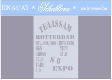 Schablone-Vintage-Shabby-A4-A3-FRACHTKISTE-7026