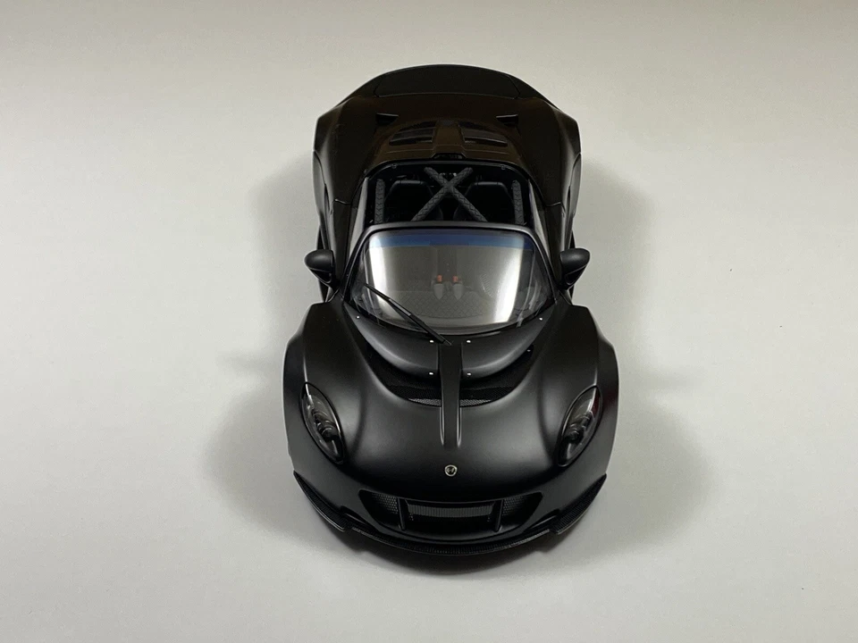 AUTOART 1/18 75401 HENNESSEY VENOM GT MATT CARBON BLACK (gt Spirit Kyosho Otto) - Immagine 2 di 4