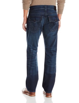 True Religion Men's Jeans Ricky Straight w/ Flap City Highlight M859NRY0 