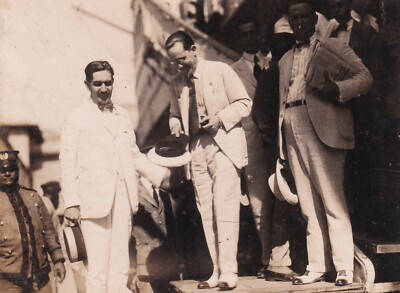 UNSEEN FAMED ACTOR ERNESTO VILCHES VISITS HAVANA CUBA 1930s VINTAGE Photo Y 464
