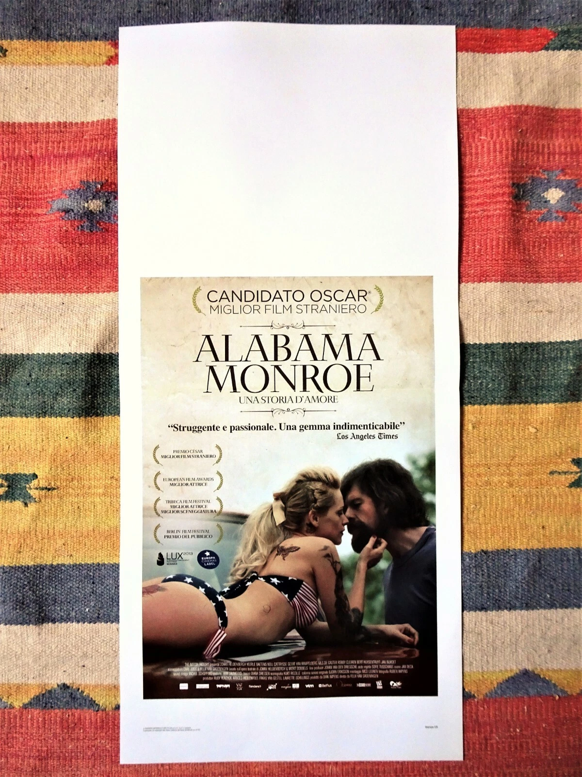 Locandina originale film Alabama Monroe - Una storia d'amore (2013) - Regia di Felix van Groeningen