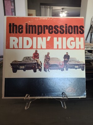 The Impressions   Ridin' High 1966 LP ABC-Paramount ST-90630 Club Edition VG/VG