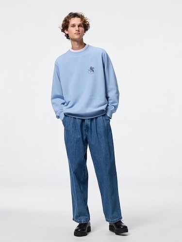 GU x EVANGELION Sweat Pullover Ayanami Rei M Japan NEW - Picture 7 of 9