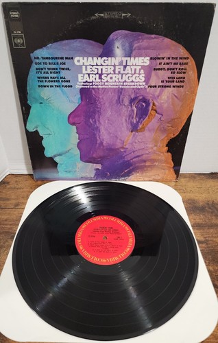Lester Flatt & Earl Scruggs Changin' Times Vinyl LP Columbia CS 9596 Reissue - 第 1/5 張圖片