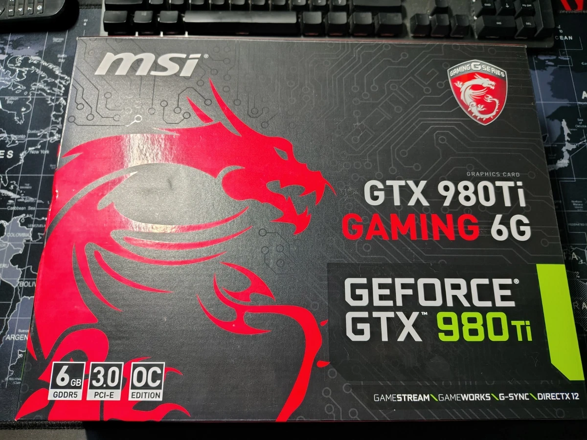 MSI NVIDIA GeForce GTX 980 Ti 6 GB Memory Computer Graphics Cards