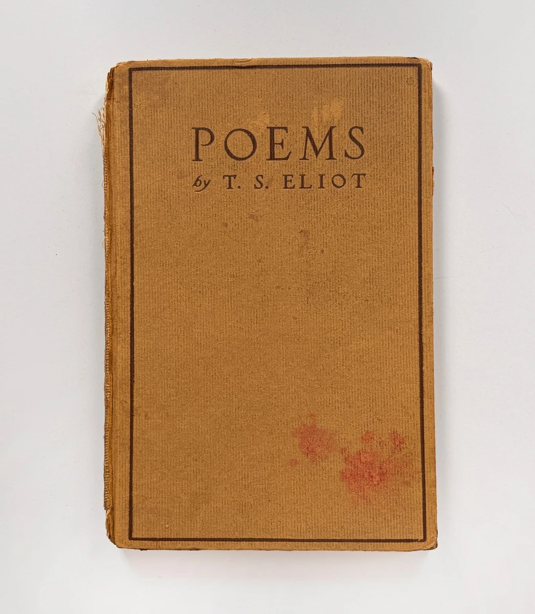 1st Edition T.S. Eliot Antiquarian & Collectible Books for sale | eBay