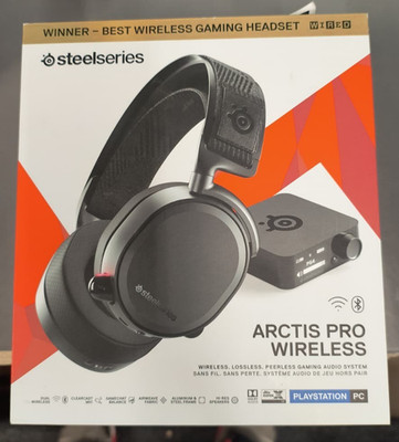 SteelSeries Arctis Pro Wireless Gaming Headset Black - NEW - F1
