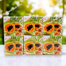 Soft7 Papaya with Honey Natural Herbal Soap by  by K.Brothers 120g x 6