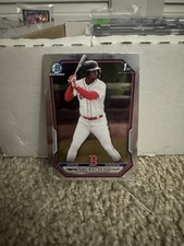 Justin Gonzalez 2026 1st Bowman Chrome Base Boston Red Sox