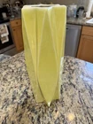 New ListingRed Wing Pottery Prismatique Vase #799,  14” Tall, Belle Kogan Yellow Vase MINT