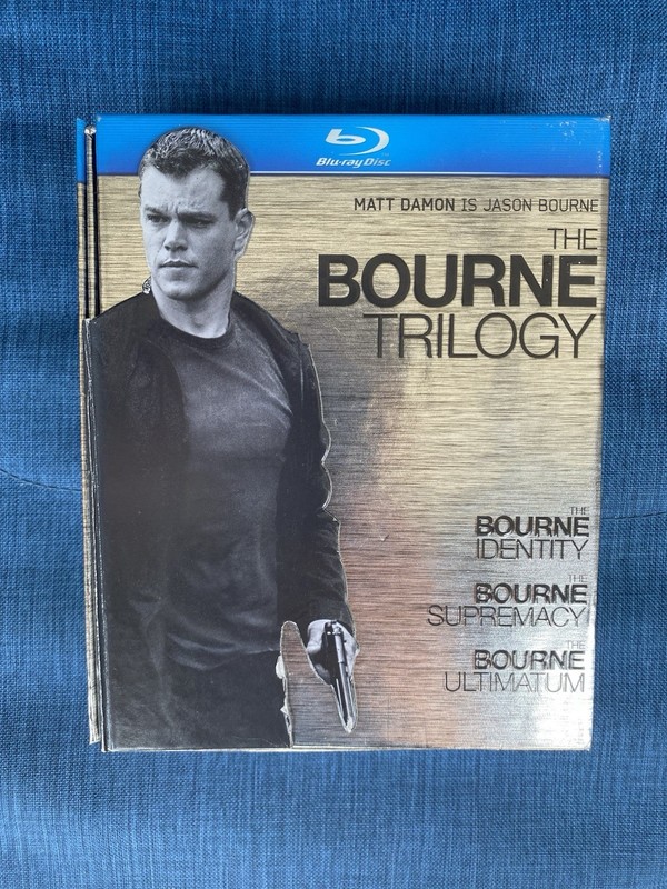 The Bourne Trilogy Identity- Supremacy - Ultimatum 3 Movies Blu-ray Matt Damon