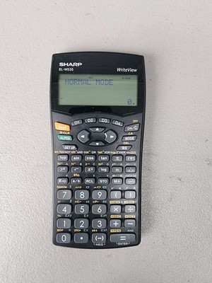 SHARP EL-W535 WriteView Scientific Calculator Tested and Works! 
