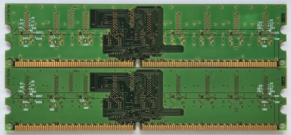 Infineon HYS64T64000HU-5-A 1GB 2x512MB 1Rx8 PC2-3200U-333-AA-A1 DDR2-400 DIMM - Image 2 of 2