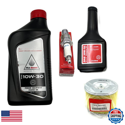 Kindza Genuine Tune Up Kit For Honda Gx340 Gx390 Engines 44 Fl.Oz Genuine Motor