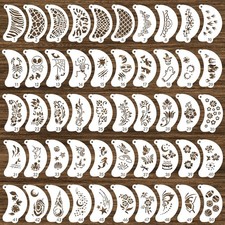Face Paint Stencils Reusable Face Painting Stencils Flower Animal Diverse Des...
