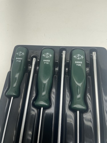 S.K Professional Tools Torx Screwdriver Set Of 6- T10,T15,T20,T25,T27,T30 - Picture 3 of 12