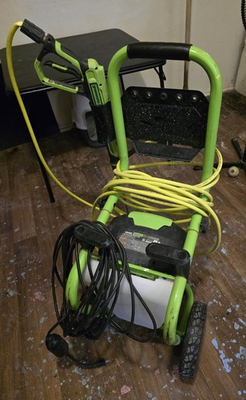 #ad GreenWorks GPW3000 3000 PSI Cold Water Pressure Washer $225.00