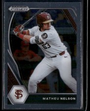 2021 Panini Prizm Draft Picks Matheu Nelson #PDP35