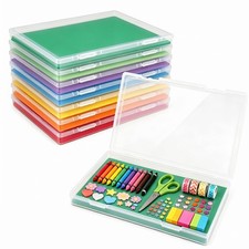8 Pack 11.5x8.5 In Clear Photo Storage Box For 8x10 Pictures And A4 Paper