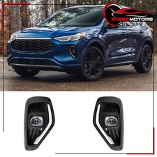 Fits 23-26 Ford Escape LED Fog Light Bumper Daytime Running Projector Lamps Pair