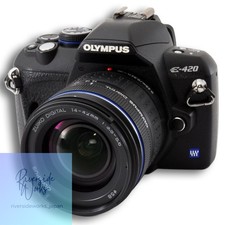 Olympus E-420 DSLR Camera Kit Used with Memory Card for Beginners JP