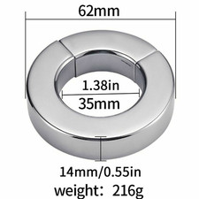 Men Ball Stretcher Weight Heavy Magnetic Stainless Steel Ball Stretching Weight