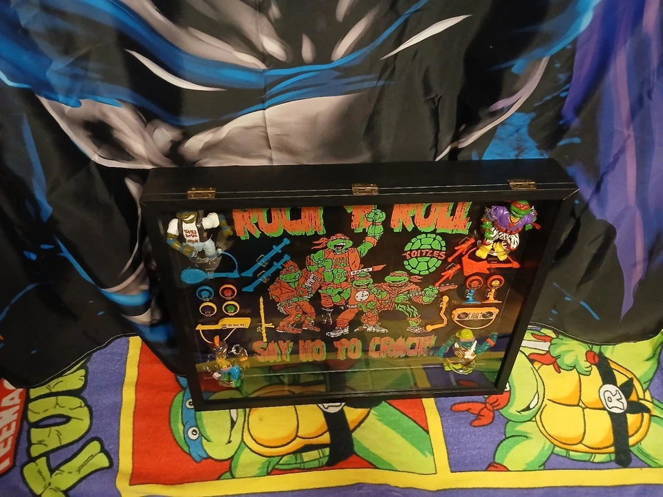 TMNT 1991 Heavy Metal Rock N Rollin' Roll REGALO DE NAVIDAD D.A.R.E.  Juguetes vintage Foto 2 de 4