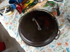 Vintage cast iron Wagner Ware/Griswold? cast iron 5 quart dutch oven NO RESERVE
