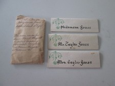 1957 Senior-Parent Banquet Name Cards Academy of Immaculate Conception Ferdinand