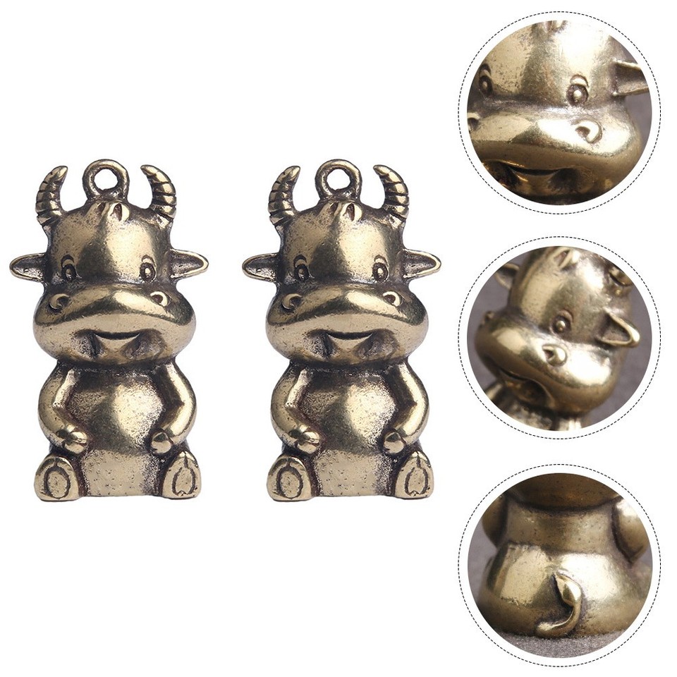 PROESS Collana con ciondolo a forma di mucca/scoiattolo delle Highland