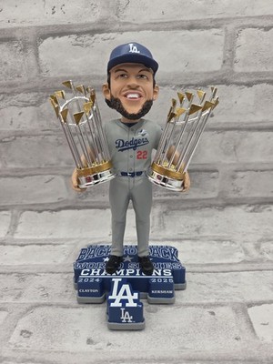 LA DODGERS Clayton Kershaw 2025 Back To Back WORLD SERIES