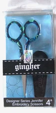 Gingher Designer Series Limited Edition JENNIFER 4" Scissors NIB