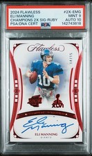 2024  FLAWLESS CHAMPIONS SIGNATURES ELI MANNING RUBY 14/15