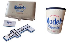 Domino Modelo Especial Fondo Blanco + Cubilete + Dados Poker