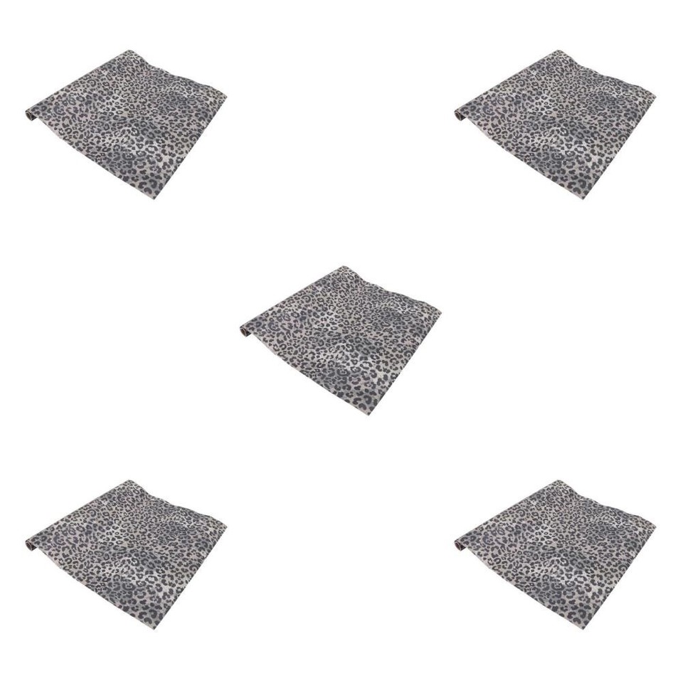 5pcs Peel & Stick Leopard Wallpaper Self Adhesive Wall Sticker 40x17 ...