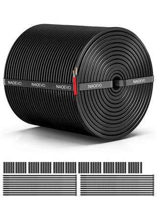 16 Gauge Wire 2 Conductor Electrical Wire, 16 AWG Stranded PVC Cord, 12V Low ...