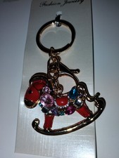 Bag Charm - Rocking Horse Bag Charm - key chain- NEW   