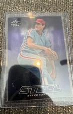 2023 Leaf Trinity Mega Box - Steel Steve Carlton #S-72 Purple Lazer /49