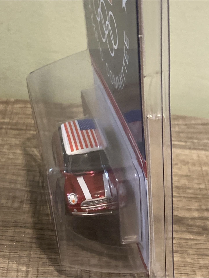 Hot Wheels 2012 RLC US Olympic Committee Mini Cooper Red Spectraflame RealRiders - Image 3 of 4