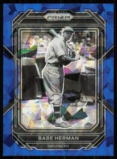 2023 Panini Prizm Blue Cracked Ice Babe Herman #221