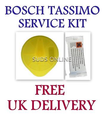 Bosch Tassimo Service Reinigungsscheibe & 2 Entkalkungstabletten