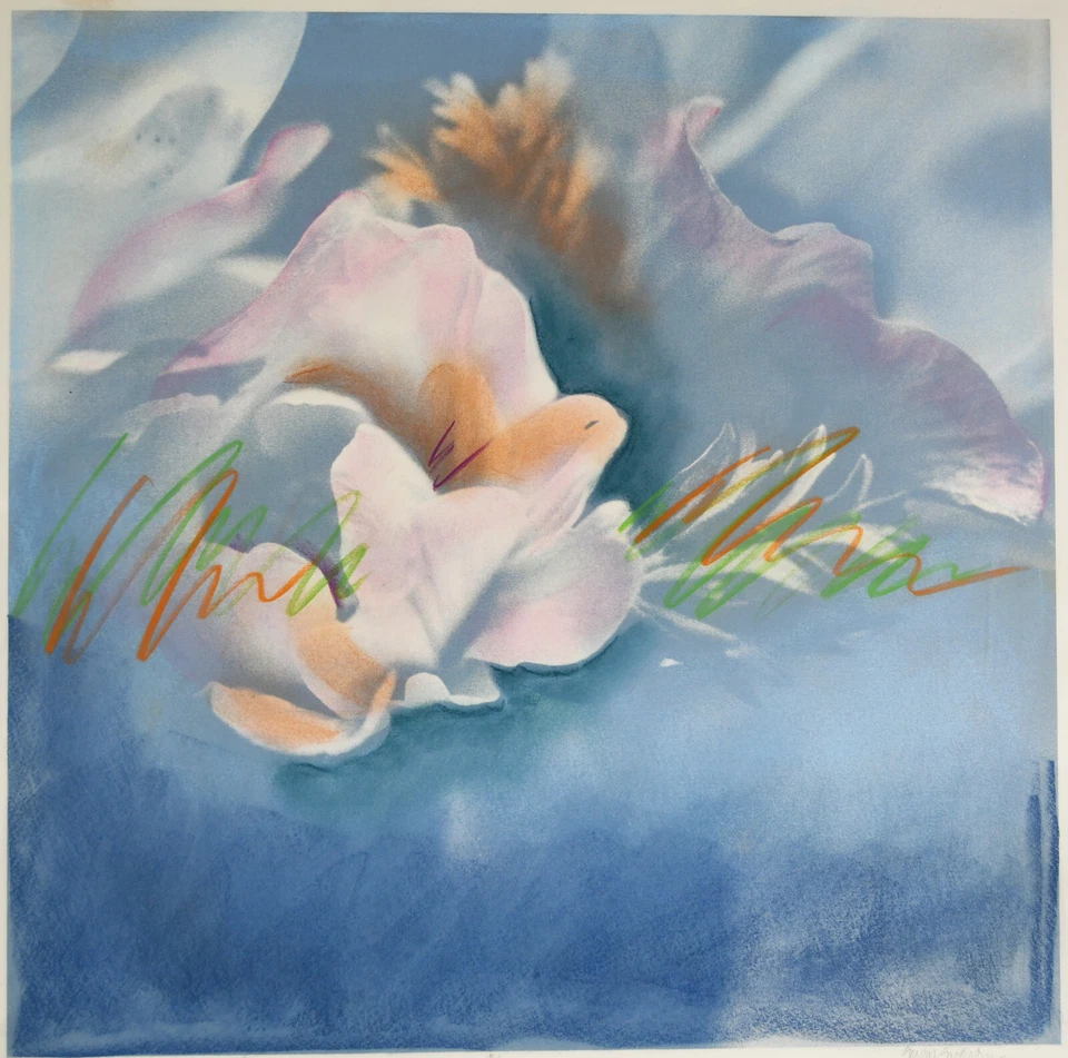 Arte de pared firmado por Susan Singleton de edición limitada con impresión enmarcada de 30" Magnolias Foto 2 de 4