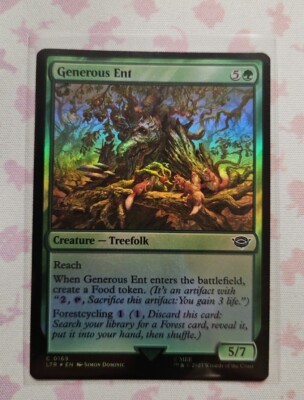 MTG - NM Foil - Generous Ent - The Lord of the Rings: Tales of Middle-earth  168