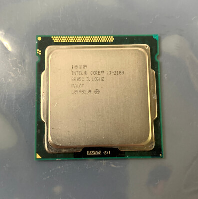 Intel Core i3-2100 SR05C 3.10GHz CPU Processor