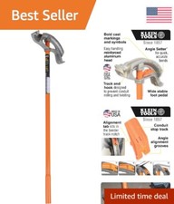Aluminum Conduit Bender Full Assembly, 3/4-Inch EMT, 1/2-Inch Rigid, Wide Foo...